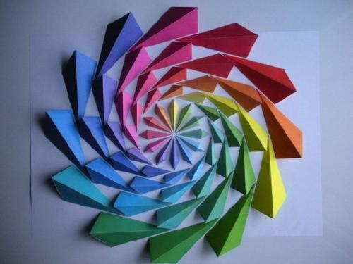 艺术折纸颜色